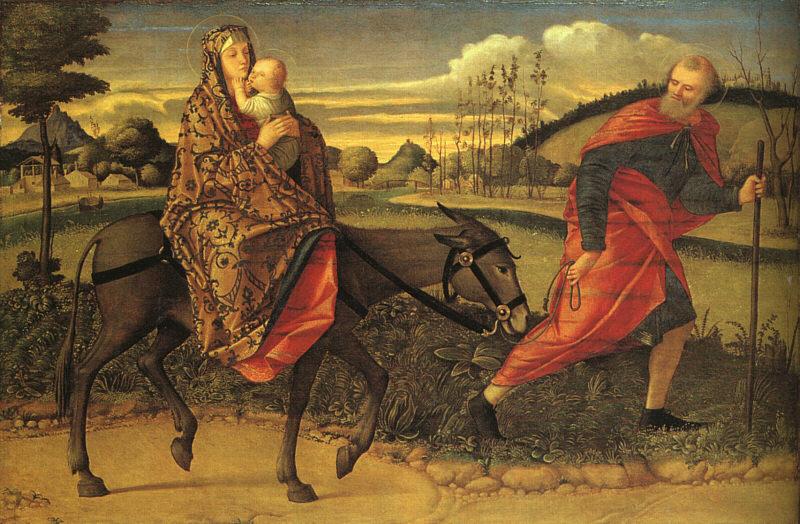 CARPACCIO, Vittore The Flight into Egypt oil painting picture
